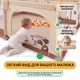 Детский игровой манеж LEOBRO «Весёлая панда» 200 x 200 см (LB-1162) - изображение 7