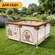 Детский манеж LEOBRO «Капибара-ленд» 120 x 120 см (LB-1151) - изображение 3