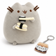 Мягкая игрушка 2Life Pusheen Cat Пушин Кэт Кот 12х15 см с Суши Серый и Брелок Пушин Сэндвич v-13550 - изображение 1