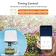 Умный Zigbee кран для воды 3/4″ DN20 с электроприводом, управление Tuya Smart / Smart Life, Белый - изображение 3
