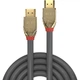 Kabel Lindy HDMI - HDMI 0.5 m Gray (4002888378604) - obraz 2