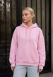 Жіноче Худі Стаф Рожеве На Флісі Спортивна Кофта Оверсайз З Принтом Staff Sweet Dreams Oversize Fleece XS (406593) - зображення 2