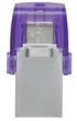 Флеш пам'ять USB Kingston DataTraveler MicroDuo 3С 128GB USB 3.2 Gen1 + Type-C Silver (DTDUO3CG3/128GB) - изображение 3