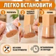Силиконовые защитные накладки на ножки мебели, прозрачные, универсальные, 20 шт - изображение 5