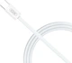 Kabel XO NB-Q260B High-fashion Type-c TO Type-c 60W 1.5 m braided data cable White (6920680853595) - obraz 2
