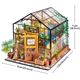 Конструктор 3D мини-дом Robotime Rolife Cathy's Flower House DG104 с LED-подсветкой(PP_C0C8C3121C93) - изображение 8