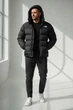 Зимова спортивна чоловіча куртка з капюшоном XS Чорний (BXF-U94) - зображення 1