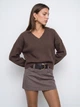 Свитер Dilvin 10645 ONE SIZE темно-бежевый (2000000170015) - изображение 1