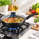 Сковорода з кришкою A-PLUS 28 см (1110) Мармурова - зображення 4