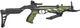 Арбалет Man Kung пістолетний TCS2 Alligator, зелений (під стріли 6,5”) - зображення 6