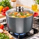 Каструля A-PLUS 10.9 л (1515) Мармурове покриття - зображення 5