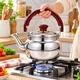 Чайник для газвовой плиты A-PLUS Steel 1.8 л (9028) из нержавеющей стали - изображение 5