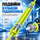 Скоростная скакалка APEX 402, 2.8 м, регулируемая, для тренировок, силиконовые ручки, двойные шариковые подшипники, зеленая - изображение 3
