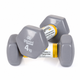 Гантели для фитнеса Gemini Sport с виниловым покрытием 2×4 кг GSD-4.0GRAY - изображение 1