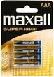 Батарейка лужна Maxell Super Alkaline AAA (4902580164300) - зображення 1