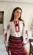 Вишиванка жіноча з квітковим орнаментом vishivano4ka 2291 42 біла - изображение 3
