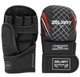 Рукавички для змішаних єдиноборств BO-7643 ZELART MMA чорний/червоний розмір S - зображення 1