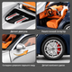 Радиоуправляемая машинка Bugatti Atlantic 1:24 — металлическая RC модель спорткара Die-Cast на пульте, свет, звук, коллекционный автомобиль - изображение 3