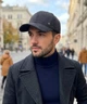Чоловіча Зимова Бейсболка PasKat з Італійської Вовни з Вухами (Темно-Сіра) розмір M (58-59 см) - зображення 9