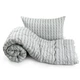 Набор одеяло с подушкой Руно - Grey Braid серый полуторный 140х205+50х70 см всесезонный 300 гр/м2 (29269) - изображение 1