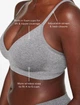 Бюстгальтер-топ з ліфтинг ефектом Thirdlove Form 360 Lifting Wireless Bra - Сірий - LG - підійде на 80B, 80B1/2, 80C, 80C1/2 - изображение 2