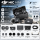 Бездротові петличні мікрофони DJI Mic Mini (2 TX + 1 RX + зарядний кейс), USB-C, 3.5 мм, чорні - зображення 3