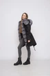 Парку Sifurs з хутром чорнобурки чорна 90 L ( M11-90-ЧБ-Ч-2026) - зображення 3