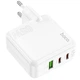 Сетевое зарядное устройство Hoco C115A Header PD65W QC3.0 1USB-A 2C Белый - изображение 2