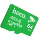 Карта пам'яті Hoco microSDXC Class 10 64GB без адаптера Зелений - зображення 2
