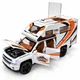 Машинка автодом на колесах Chevrolet Silverado 20 см игрушка моделька металлическая со светом и звуком (7759581) - изображение 1