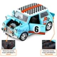 Машинка Mini Cooper игрушка моделька металлическая коллекционная 14 см Голубой (4199019) - изображение 2