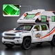 Машинка автодом на колесах Chevrolet Silverado 20 см игрушка моделька металлическая со светом и звуком (7759581) - изображение 7