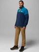 Bluza męska nierozpinana streetwear polarowa Columbia Basin Trail II 1/2 Snap Fleece 2124292467 S Granatowa (199141342657) - obraz 3