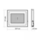 LED прожектор TITANUM TLF1006 100W 6500K - изображение 5