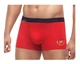 Красные бамбуковые мужские трусы шорты Sports style TASO 5695 XL - изображение 1