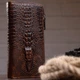 Чоловічий клатч з силуетом каймана 20235 Vintage коричневий - зображення 10