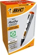Набір маркерів перманентних Bic 2000 ECO 1.7 мм 12 шт Червоних (8209133) (3086122000033) - зображення 1