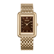 Жіночий годинник Burker Watches Olivia золотистий з коричневим циферблатом (OLGBR) - зображення 1