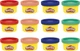 Набір маси для ліплення Hasbro Play-Doh Treats and Favors 12 шт. G05195L0 (5010996307026) - зображення 2