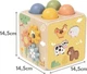 Drewniana kostka edukacyjna Tooky Toy Wiosenna 5 w 1 TP551 (6976831555573) - obraz 3