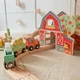 Дерев'яна залізниця Tooky Toy Ферма 48 деталей TP553 (6976831555603) - зображення 6