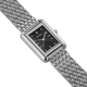 Жіночий годинник Burker Watches Olivia сріблястий з чорним циферблатом (OLSB) - зображення 2