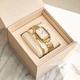 Жіночий годинник Burker Watches Isabell золотистий з білим циферблатом (ISAG) - зображення 7