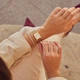 Жіночий годинник Burker Watches Isabell золотистий з білим циферблатом (ISAG) - зображення 8