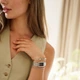 Жіночий годинник Burker Watches Olivia сріблястий з чорним циферблатом (OLSB) - зображення 7