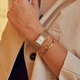 Жіночий годинник Burker Watches Olivia золотистий з білим циферблатом (OLGW) - изображение 6