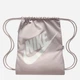 Рюкзак спортивний тканинний 13 л вміщує формат А4 Nike Nk Heritage Drawstring DC4245-009 Сірий (197602715392) - зображення 1