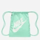 Рюкзак спортивный тканевый 13 л вмещает формат А4 Nike Nk Heritage Drawstring DC4245-353 Мятный (198481650422) - изображение 1