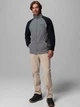 Bluza męska rozpinana streetwear polarowa Columbia Vital Valley LW Fleece 2157382023 S Szary/Czarny (199644100501) - obraz 3