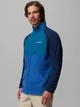 Толстовка на флісі, на блискавці чоловіча Columbia Vital Valley LW Fleece 2157382434 XL Синя (199644100464) - зображення 4